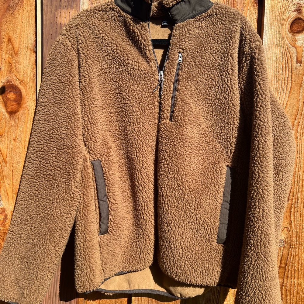Vintage zip up fleece size M